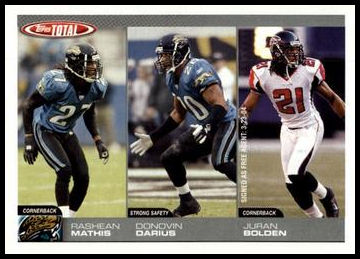 317 Rashean Mathis Donovin Darius Juran Bolden RC